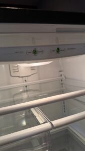 GE refrigerator display restored after control board repair in Woodbridge NJ
